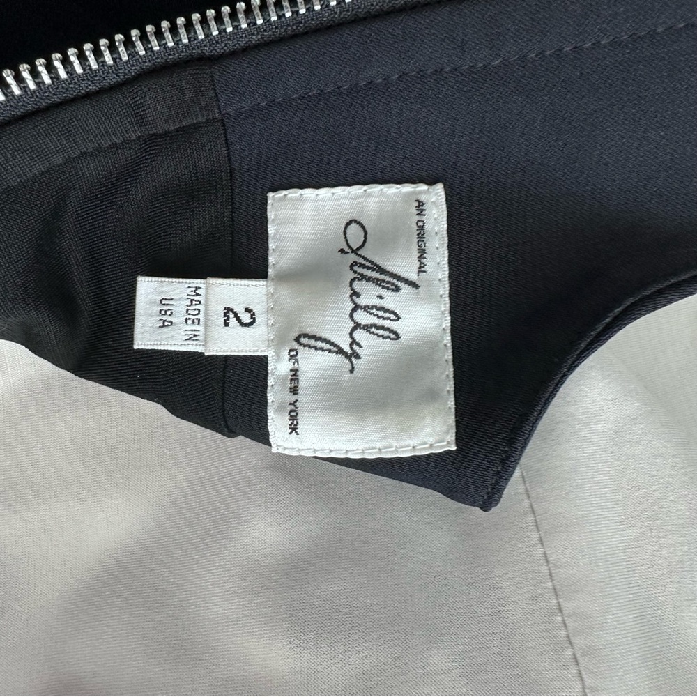 Milly of New York Cream and Black Mini Dress Size 2 - Picture 6 of 10